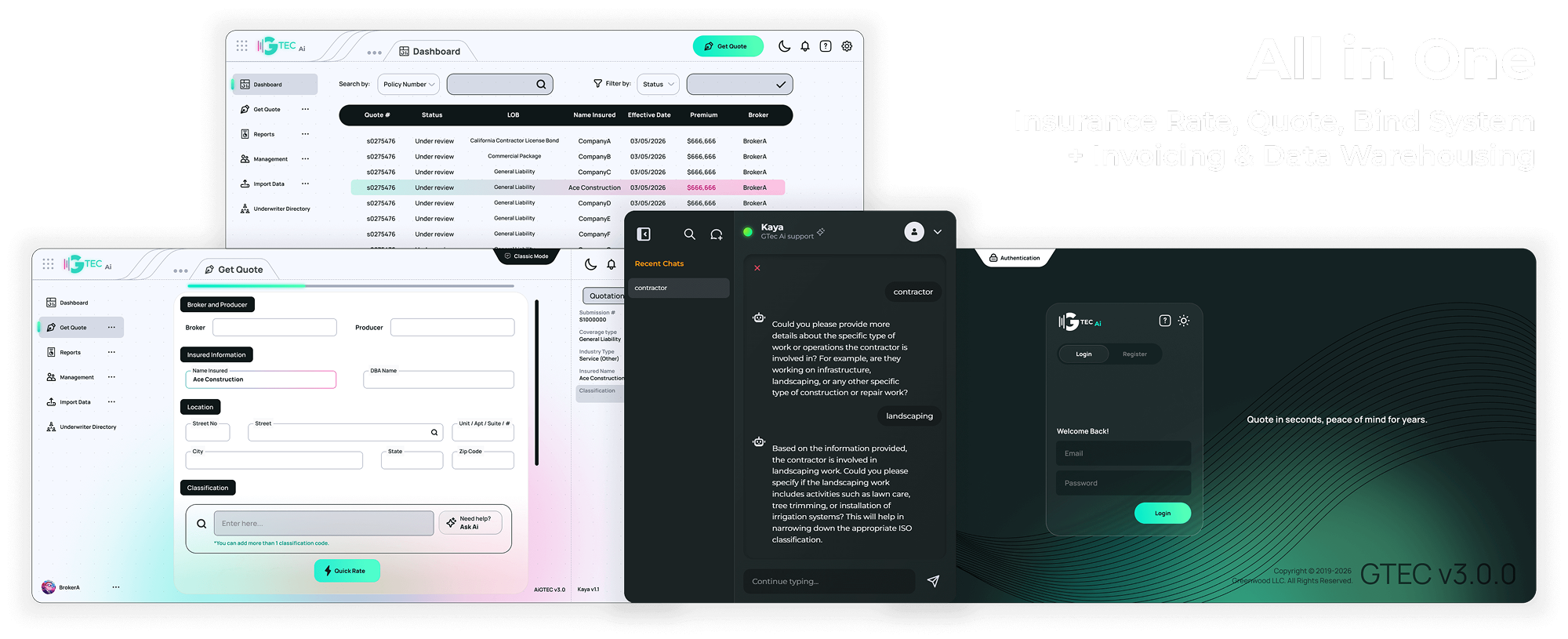 Application Interface Screenshot